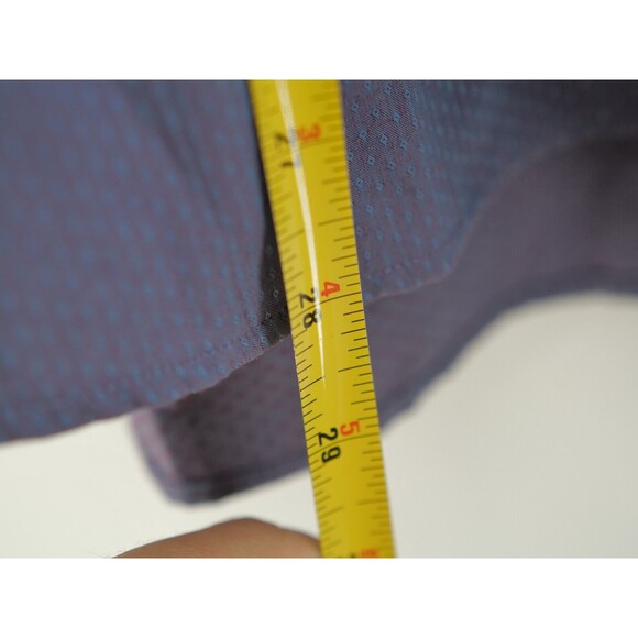 Bogosse Shirt Mens 3 Medium Blue Prints Long Sleeve Button Up Cotton Casual - Picture 6 of 9